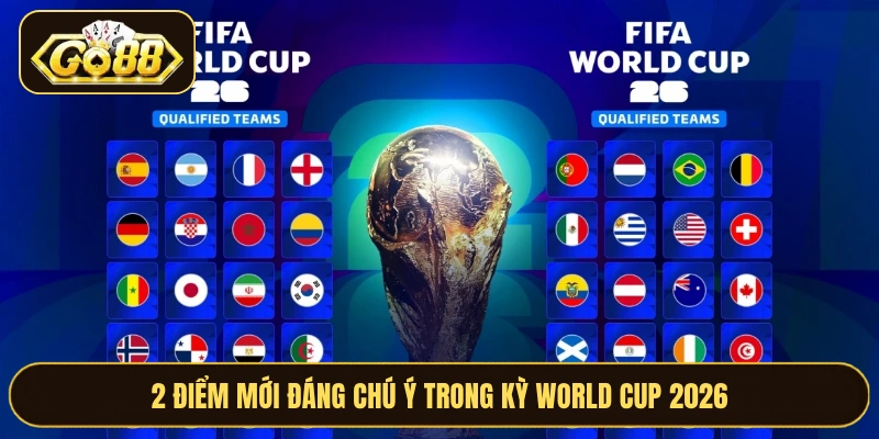 2 điểm mới đáng chú ý trong kỳ World Cup 2026