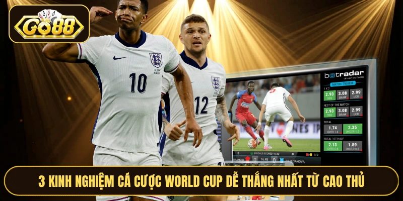 3 Kinh Nghiệm Cá Cược World Cup Dễ Thắng Nhất Từ Cao Thủ